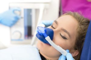 sedated patient relaxing during treatment